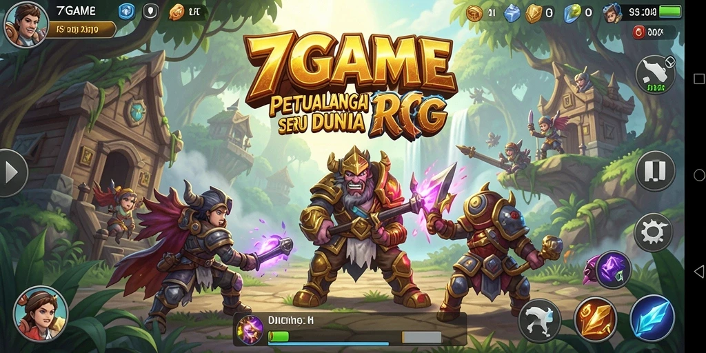 Tampilan gameplay <strong>7GAME</strong> yang menakjubkan dalam dunia RPG.
