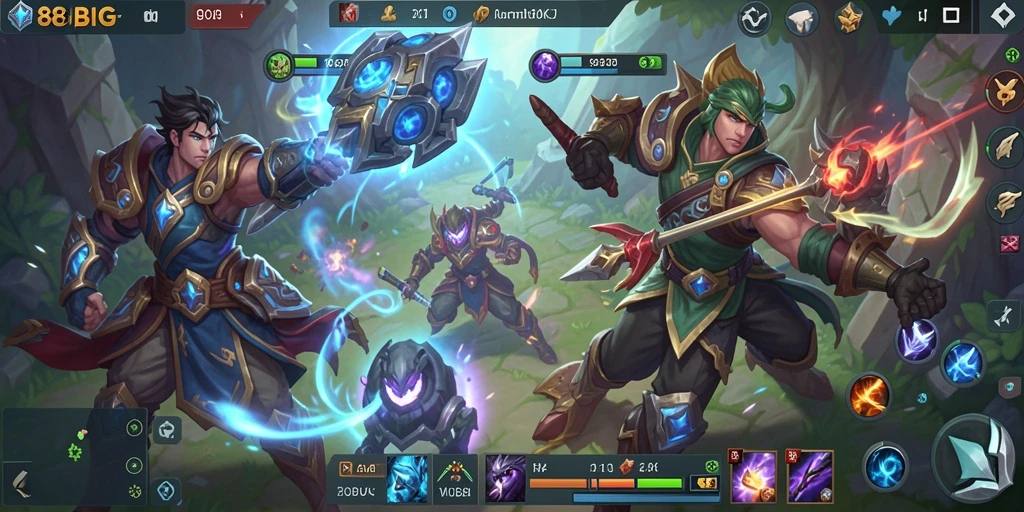 Tampilan utama gameplay 88BIG yang menegangkan dan seru.