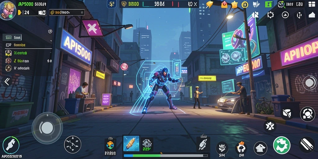 Screenshot menunjukkan karakter dalam gameplay simulasi yang menarik.