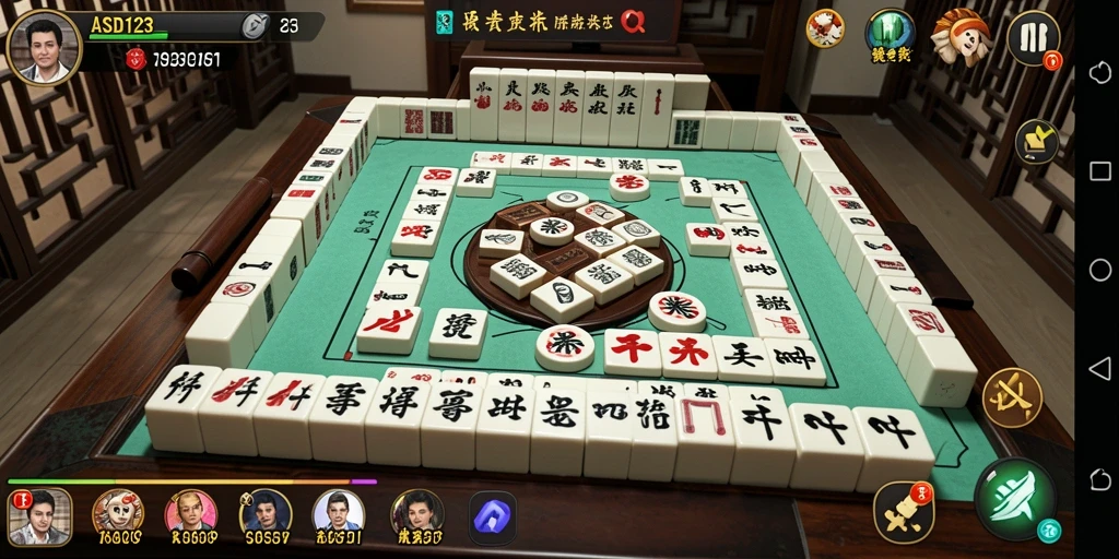 Tampilan gameplay menakjubkan dari ASD123 dengan pengalaman Mahjong yang seru.