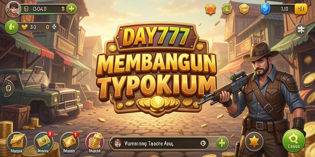 Tampilan gameplay DAY777 dengan aksi bisnis yang seru dan dinamis.