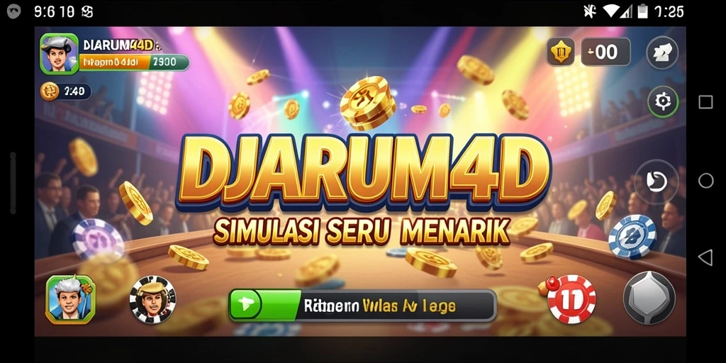Screenshot utama DJARUM4D menampilkan gameplay yang mendebarkan dan interaktif.