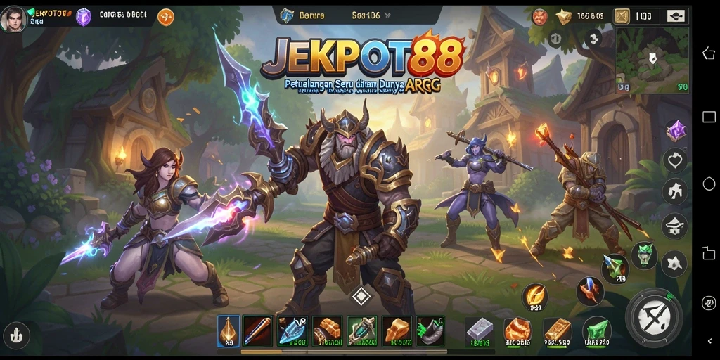 Gameplay seru dengan pertempuran dinamis di JEKPOT88.