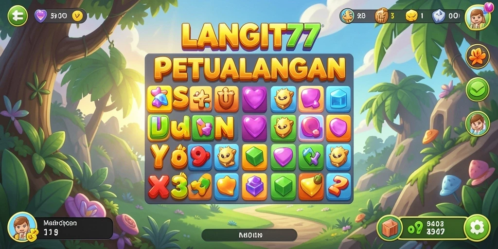 Tampilan menarik dari gameplay LANGIT77 yang seru dan penuh warna.