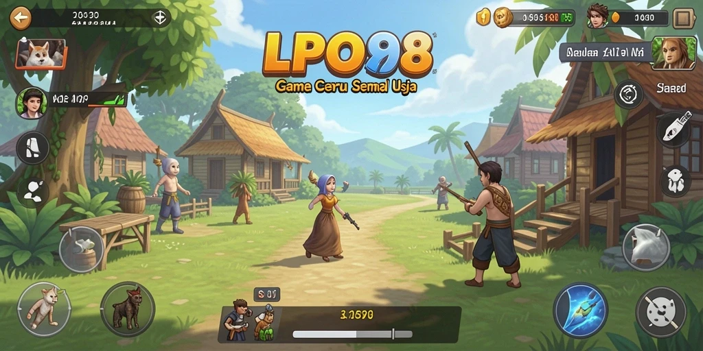 Screenshot LPO88 menampilkan gameplay yang mengasyikkan dan warna-warni.