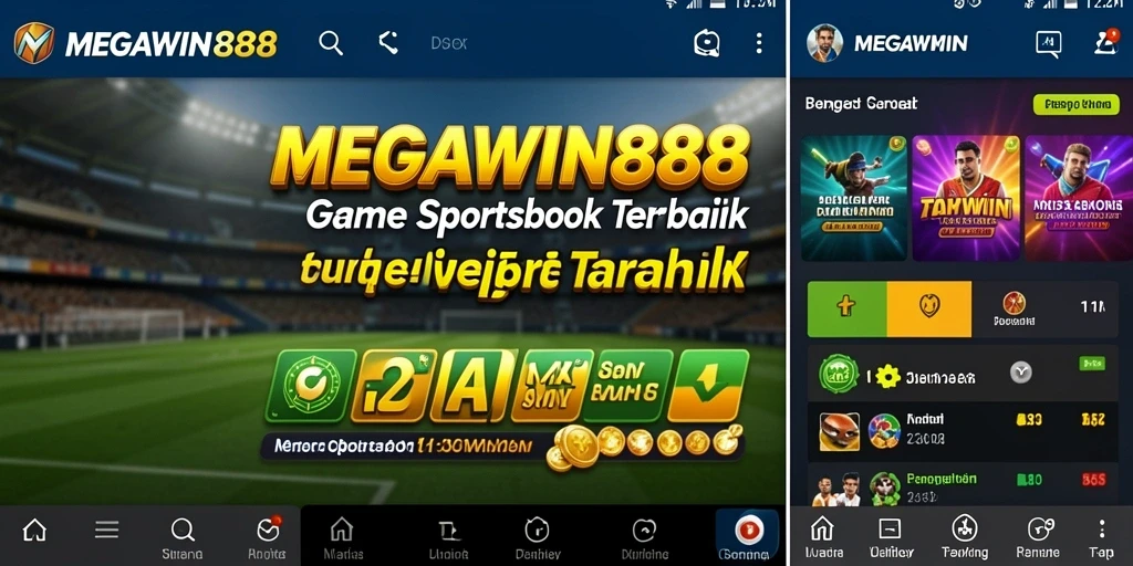 Tampilan gameplay MEGAWIN888 yang menarik dan interaktif saat melakukan taruhan.