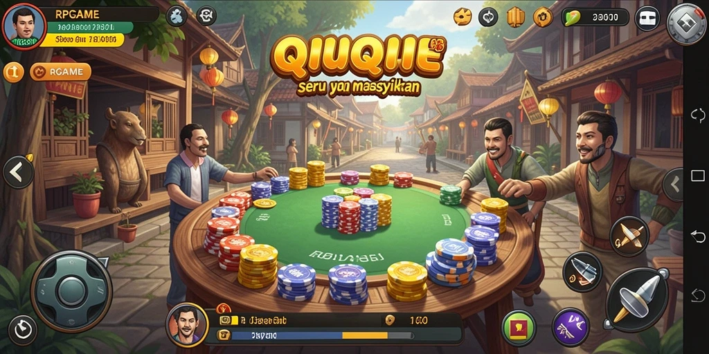 Tampilan gameplay menarik dari RPGAME yang penuh tantangan QiuQiu.